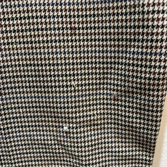 Worthington Women's Plaid Straight Leg Pants Brown Pockets Casual Size 8 - Picture 9 of 9